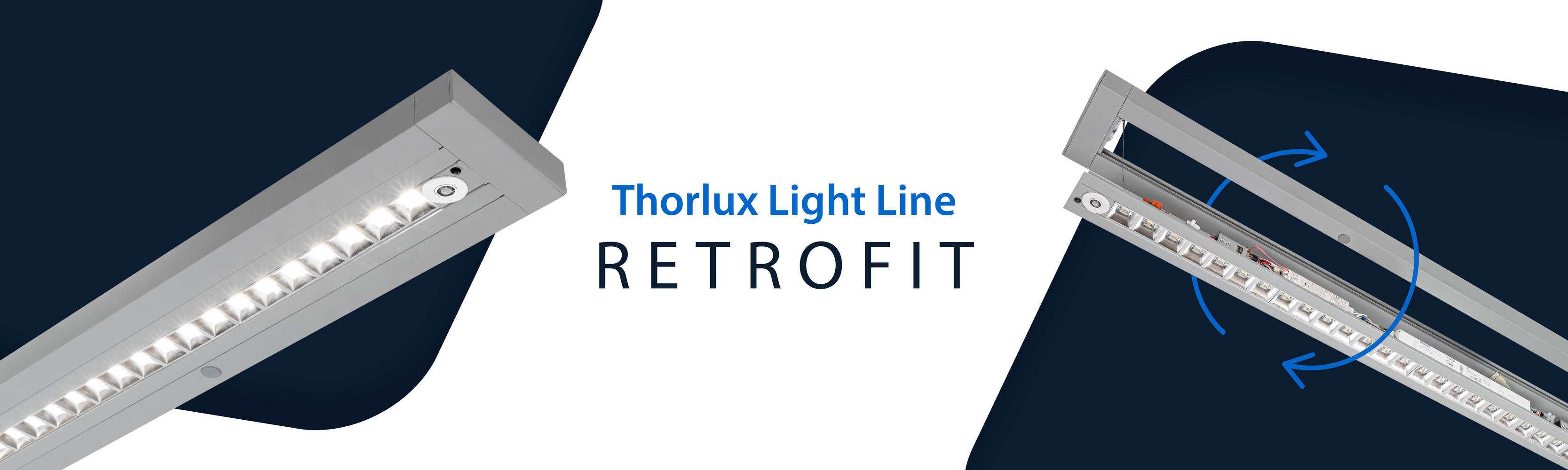 Thorlux Light Line Retrofit - A sustainable upgrade for fluorescent Thorlux Light Line